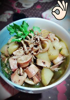 Foto resep Cumi Asam Manis Saus Tiram 🐙🍋🥔