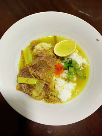 Cara Gampang Membikin Resep Soto Daging Sapi yang Lezat Sekali Anti Ribet, Mantap Sekali