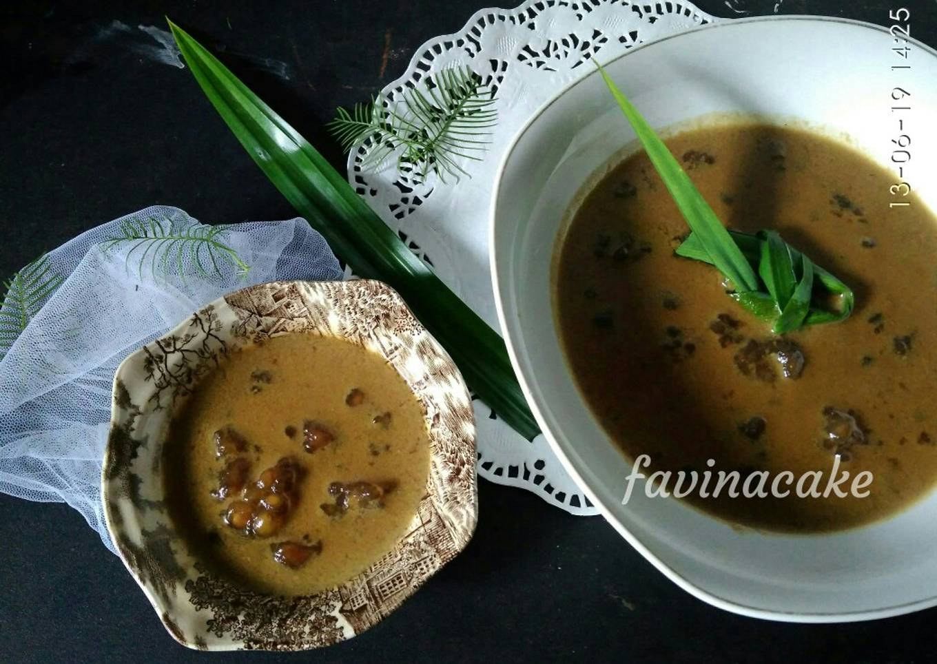 Cendol sagu ambon (cindua bone)