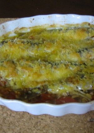 A picture of Italian-Style Oven-Baked Sardines.
