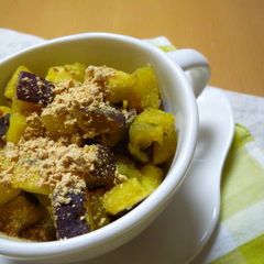 A picture of An Easy Snack with Sweet Potatoes and Kinako.