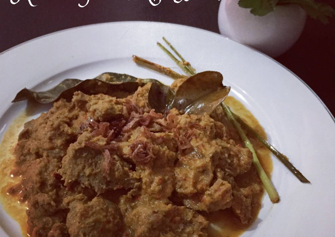 Rendang Daging Sapi #KitaBerbagi