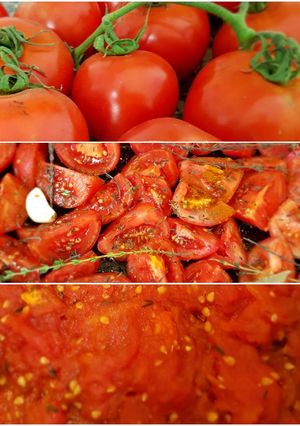 Una foto de Salsa de tomate natural (¡al horno!)