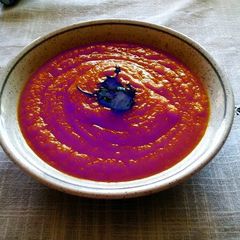 A picture of Sweet Potato & Carrot Soup.