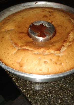 Una foto de Budín de vainilla sin huevo