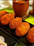 Kolkatas famous beetroot chop
