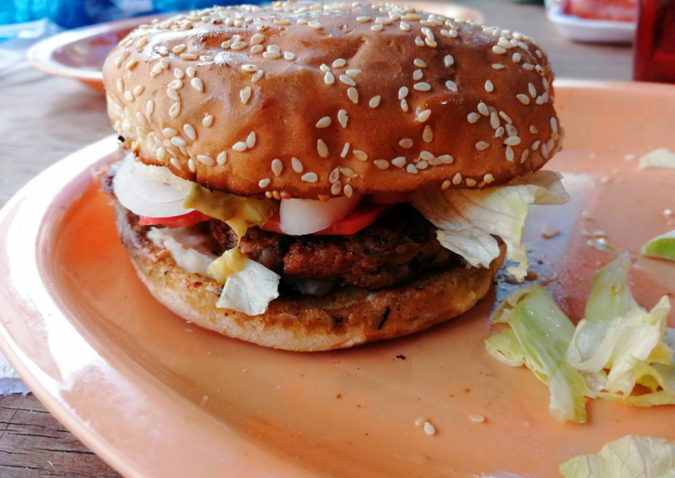 Hamburguesa (salsa secreta)