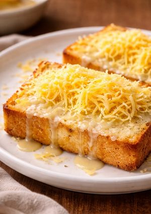 Foto resep Roti Tawar Panggang Keju Susu
