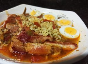 Una foto de Ramen casero