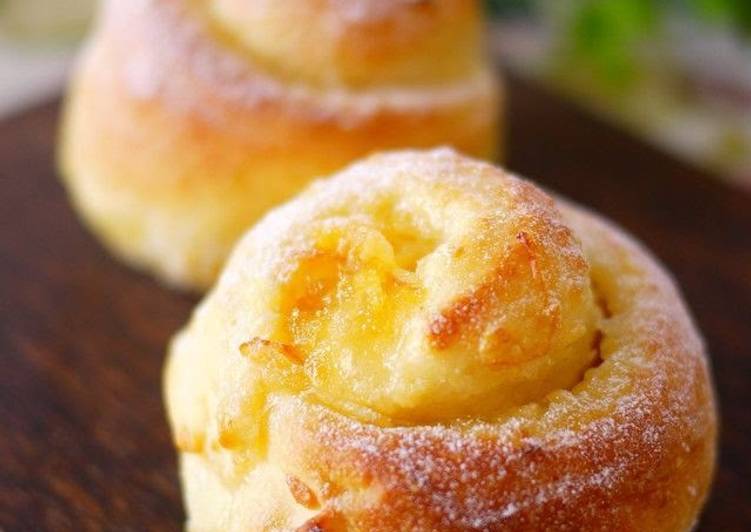 Recipe of Any-night-of-the-week Orange Cheese Cream Bread Rolls