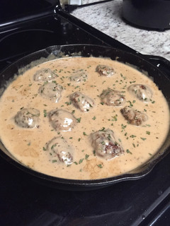 A picture of Swedish Meatballs.