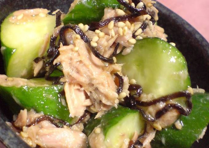 How to Make Award-winning ＊Easy Delicious and Addictive! Tuna &amp; Cucumber＊