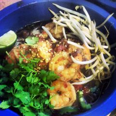 A picture of Delicious Tamarind Shrimp Soup.