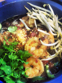 A picture of Delicious Tamarind Shrimp Soup.