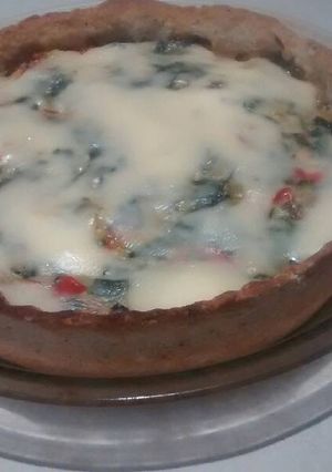 Una foto de Tarta de verduras y pollo