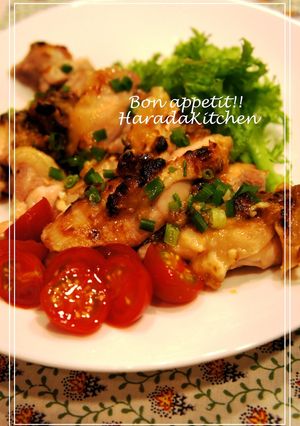 A picture of Just 3 Minutes of Prepping! Grilled Chicken Thigh with Miso Mayo Sauce.