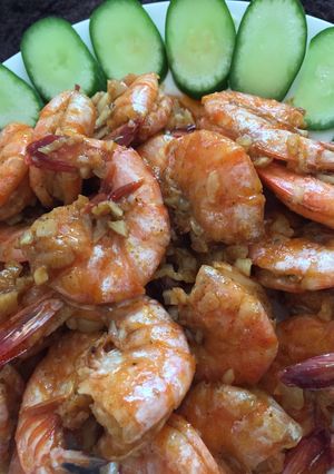 Foto resep Garlic Butter Prawn