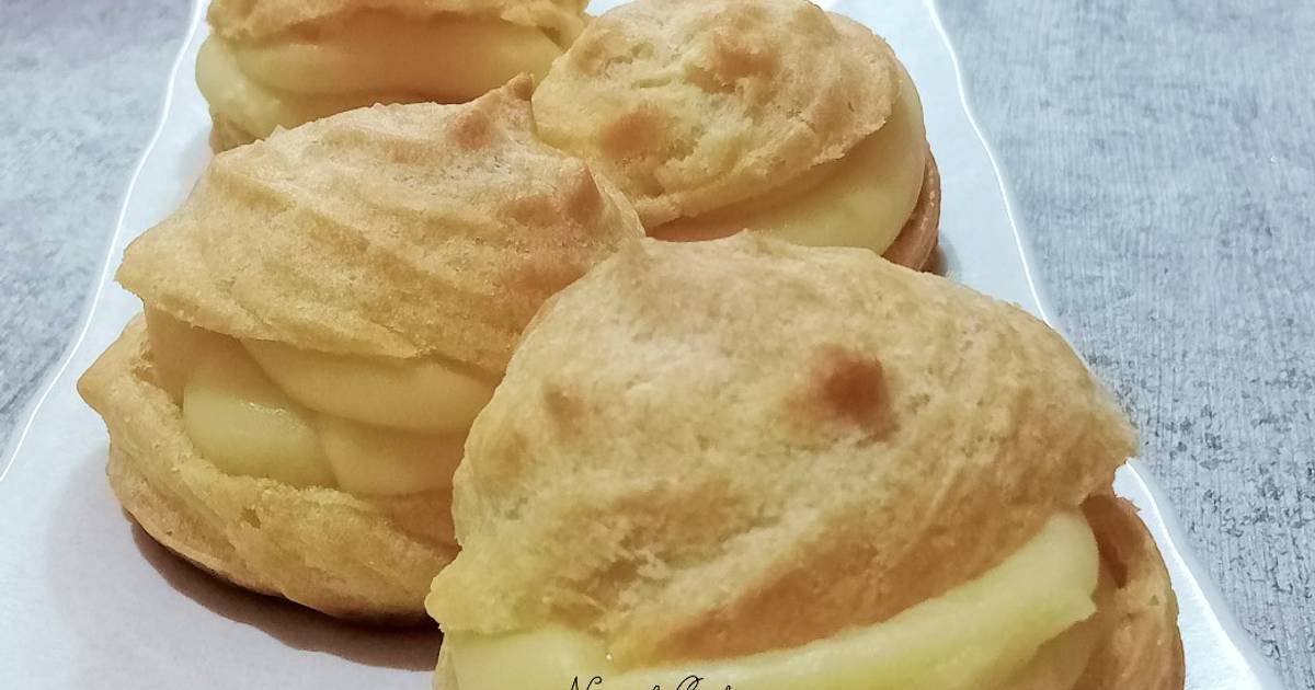 Resep Sus Vla Vanilla Kokoh No Mixer Oleh Nanik Cahyani Hernowo Cookpad