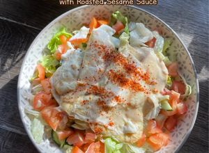 Gambar Egg Salad with Roasted Sesame Sauce