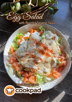 Gambar Egg Salad with Roasted Sesame Sauce