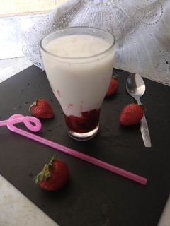 Foto resep Korean Strawberry Milk Late