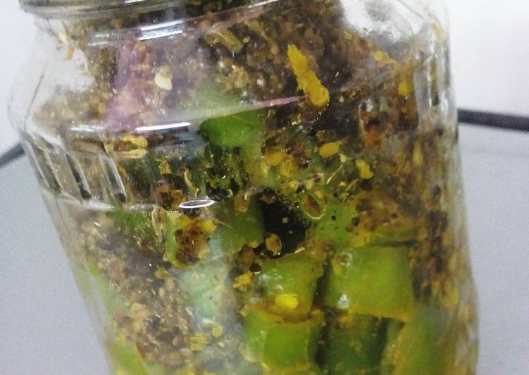 Recipe of Any-night-of-the-week Green Chilli Pickle…Jalape??o Pickle