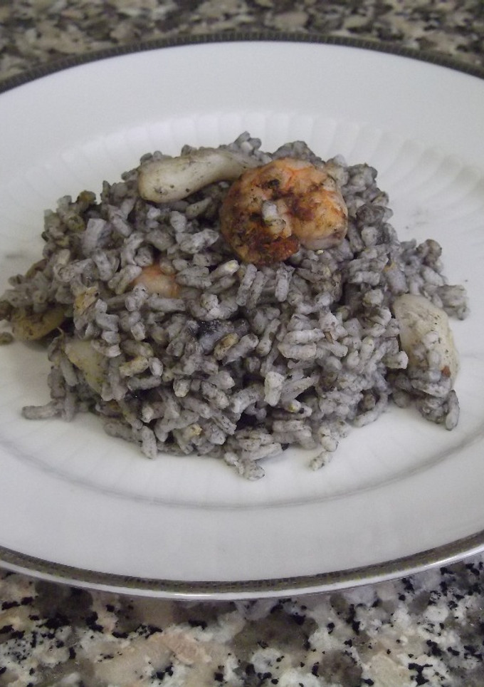 Una foto de Arroz negro