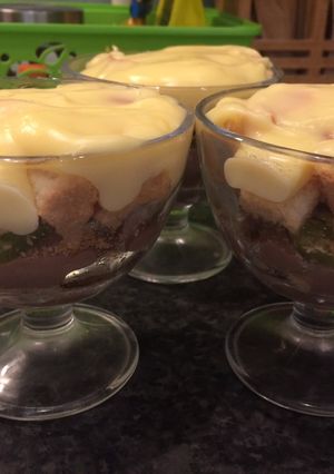 Kiwis pohárkrém recept fotója