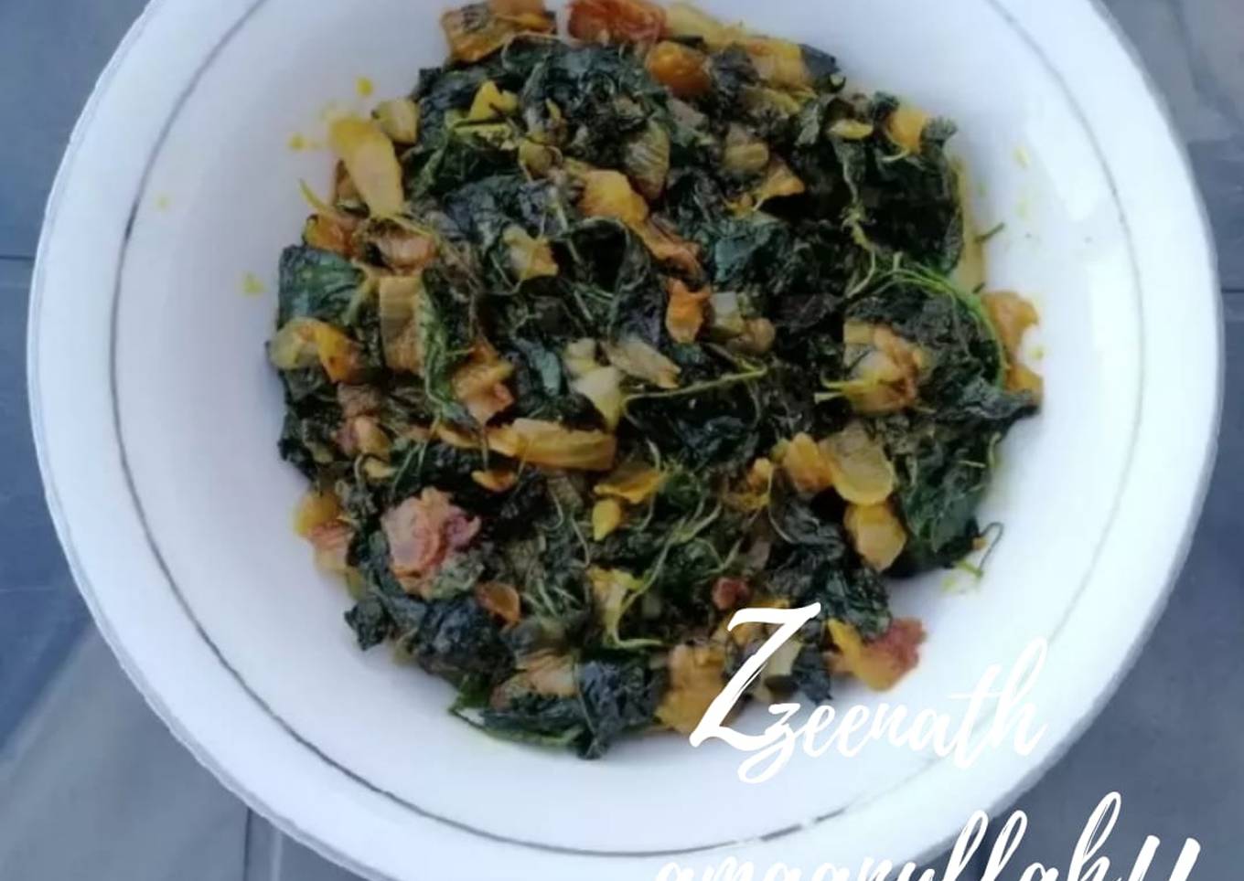 Recipe of Any-night-of-the-week Hyderabadi Baghari Hari Maat/ Green
Amaranthus Stir Fry