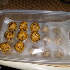 A picture of No-Bake Energy Bites.