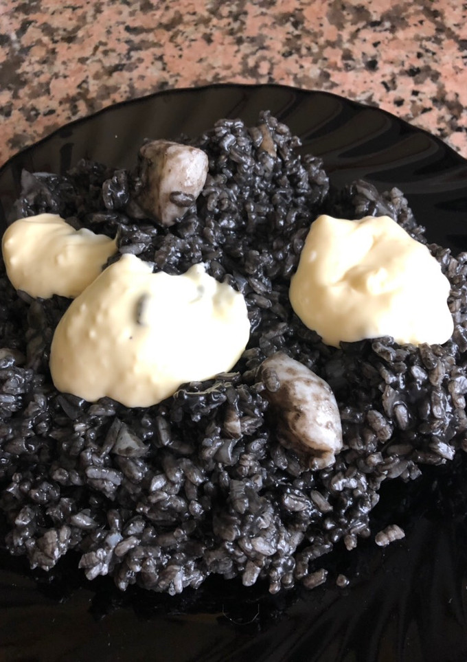 Una foto de Arroz negro