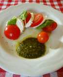 Caprese Salad with Pesto alla Genovese