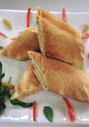 صورة لوصفة دجاج ساندويش
