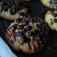A picture of Eggless Chocochip Cookies.