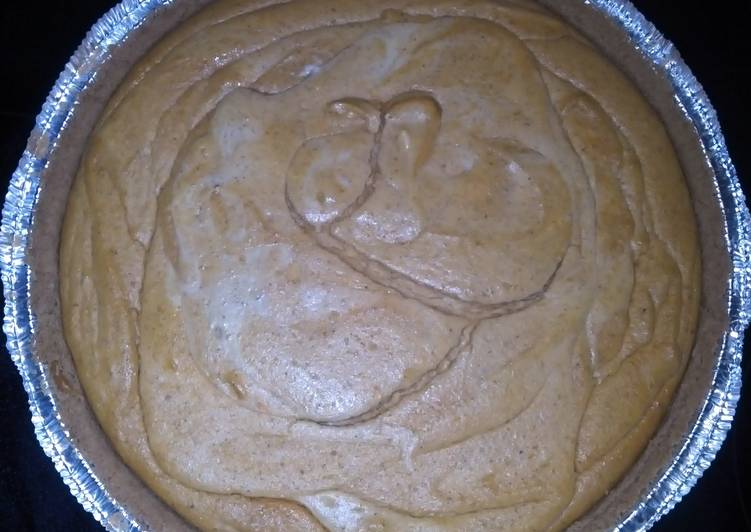 Recipe of Ultimate fluffy pumpkin cheesecake pie
