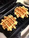No Sugar Banana Waffles Made with Pancake Mix