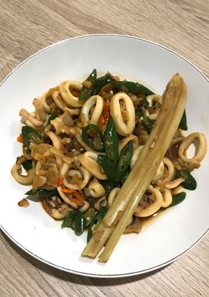 Foto resep Oseng Cumi Lombok Ijo