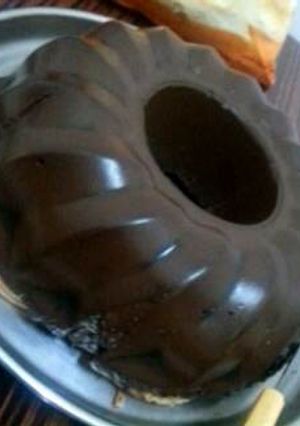 صورة لوصفة طريقة عمل كيكة موكا الباردة