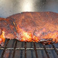 A picture of Tangy BBQ smoked pork roast.