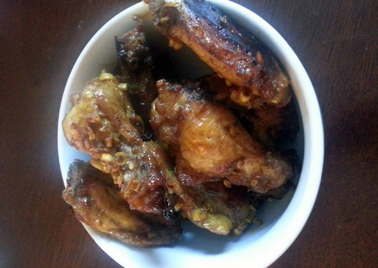 Lemongrass and Curry Chicken Wings