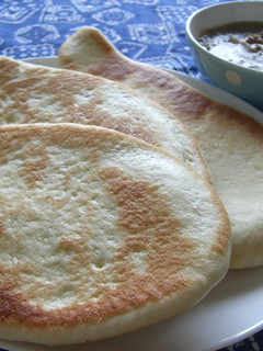 A picture of Cheese Naan Bread.