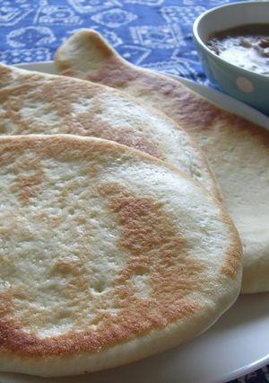 A picture of Cheese Naan Bread.