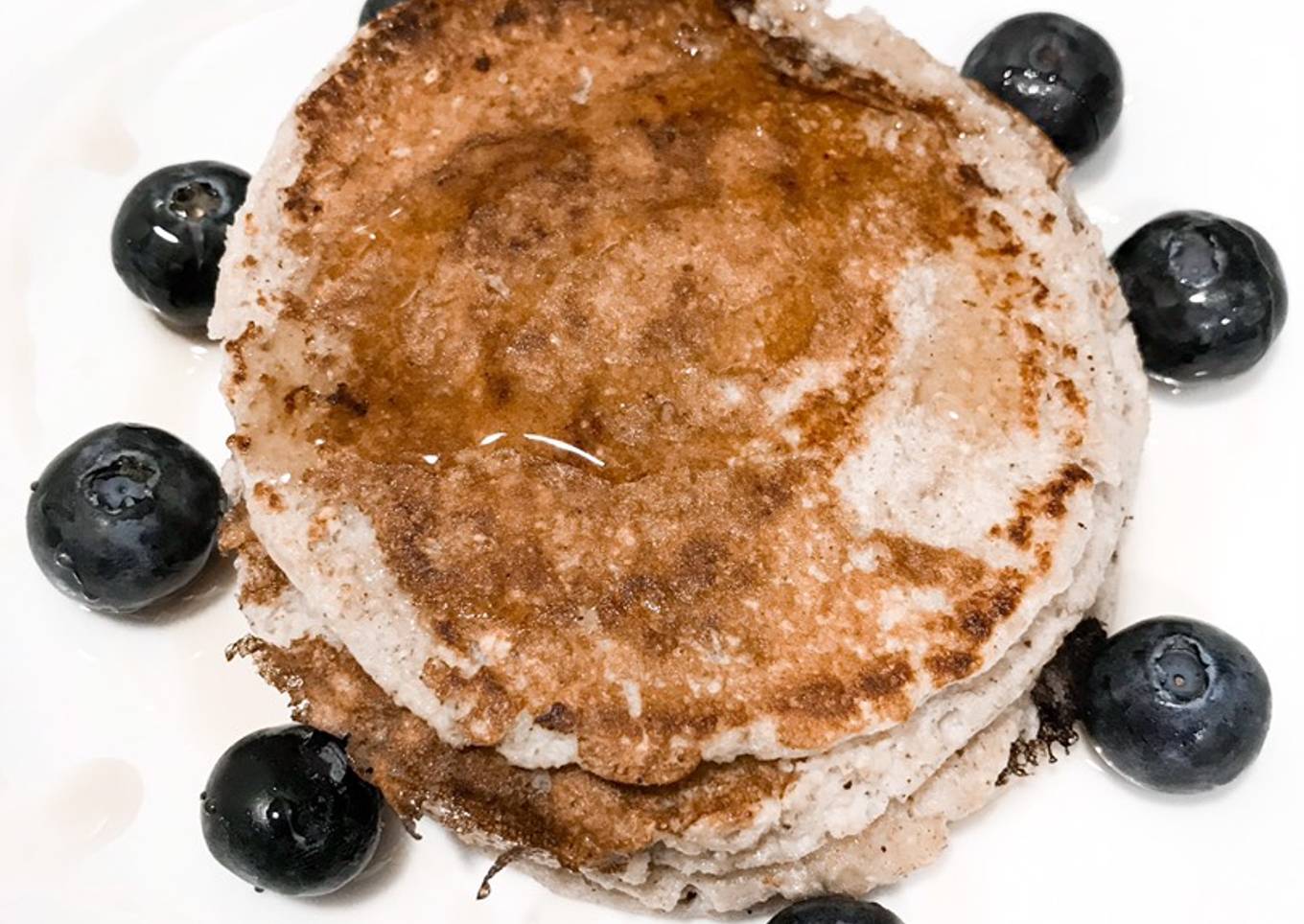 Tortitas de avena y plátano