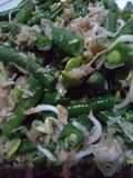 Urap petet kacang panjang