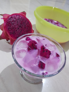 Foto resep Es buah naga