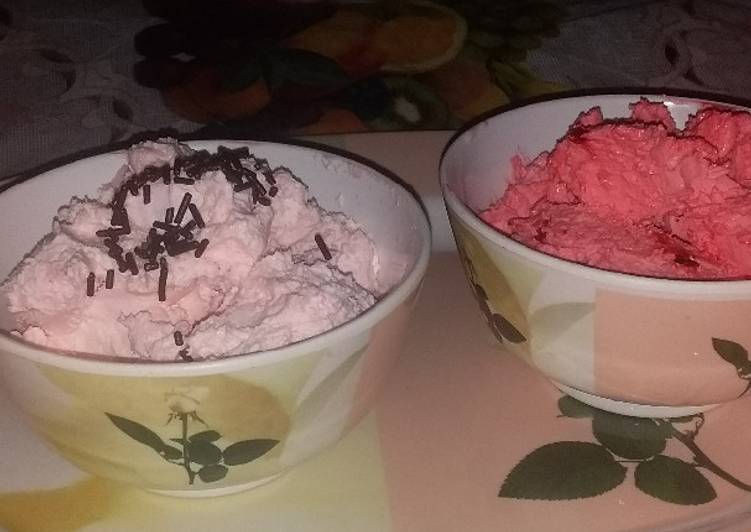 Homemade ice cream