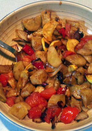 A picture of Sweet grilled veggies!.