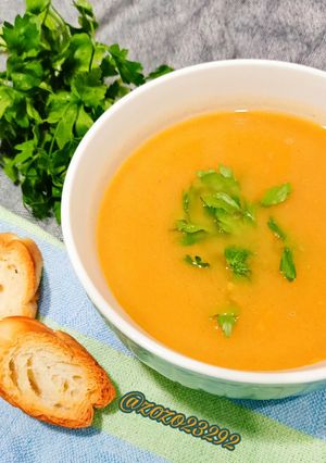 صورة لوصفة شوربة العدس 🍲