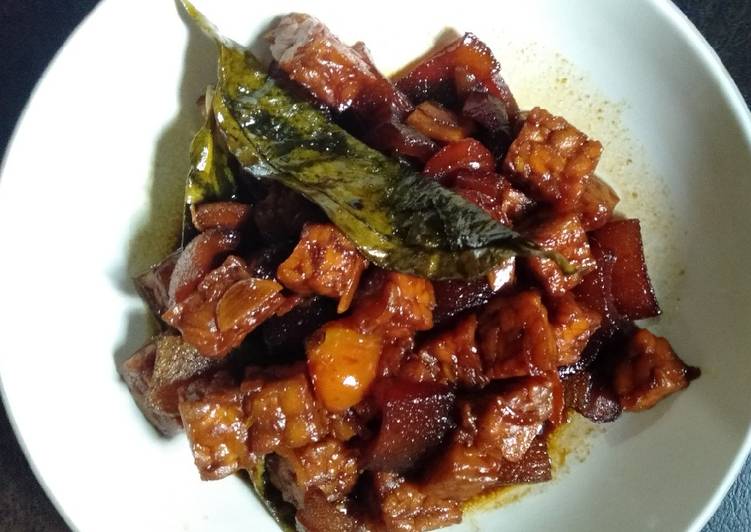 Recipe: Perfect Tumis Kikil Tempe Kecap