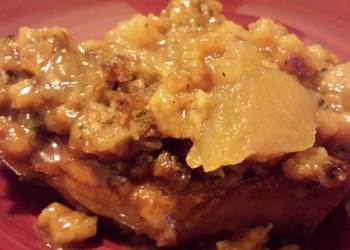 Easiest Way to Make Appetizing Pork Chop Apple Cobbler Dinner